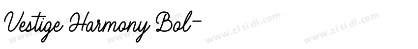 Vestige Harmony Bol字体转换
